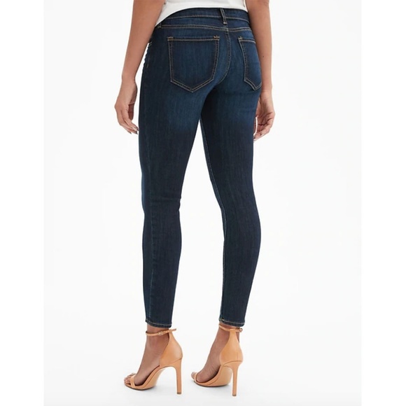 GAP Mid Rise Dark Legging Skimmer Jeans - Picture 3 of 3